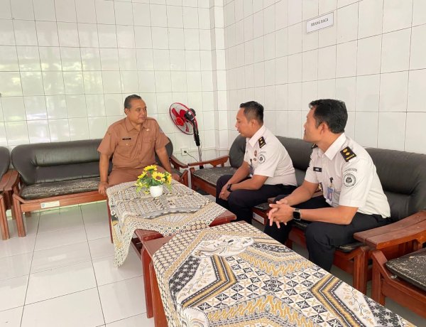 Tingkatkan Tertib Arsip, Lapas Slawi Koordinasi dengan Dinas Perpustakaan dan Kearsipan Kabupaten Tegal