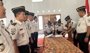 Momentum Penguatan Komitmen, Lapas Slawi Laksanakan Pengambilan Sumpah Pegawai